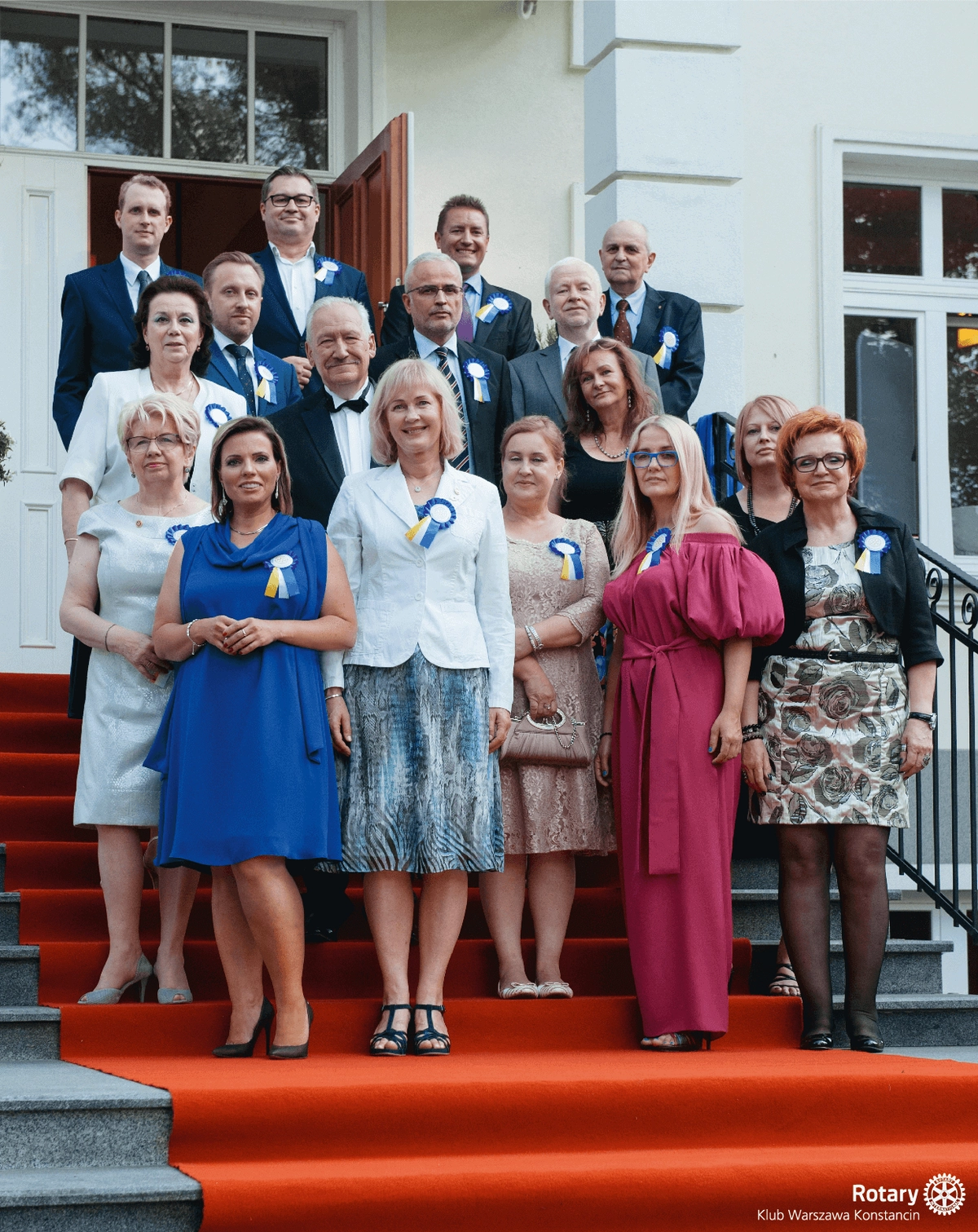 Członkowie Rotary Klub Warszawa Konstancin podczas spotkania założycielskiego w 2016 roku